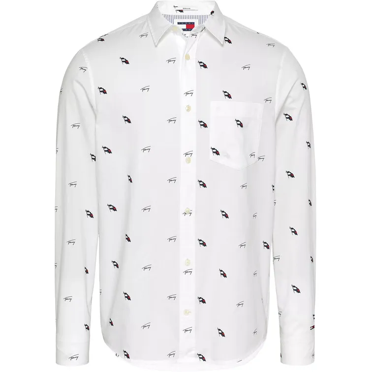 CAMISA ESTAMPADA FIT REGULAR HOMBRE TOMMY JEANS