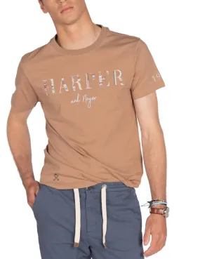 Camiseta Harper&Neyer Holly marrón manga corta de hombre