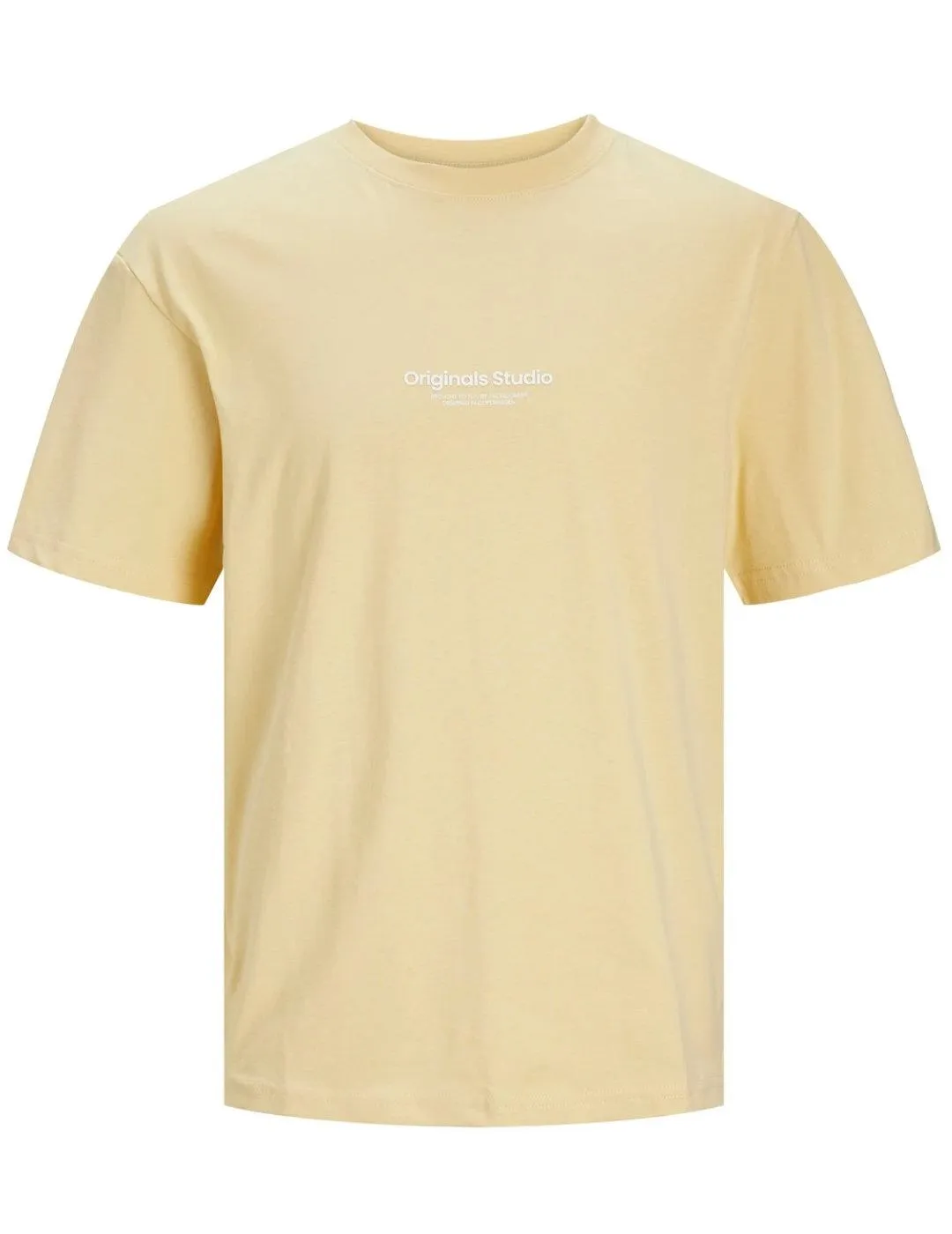 Camiseta Jack&Jones Esterbro amarillo manga corta de hombre