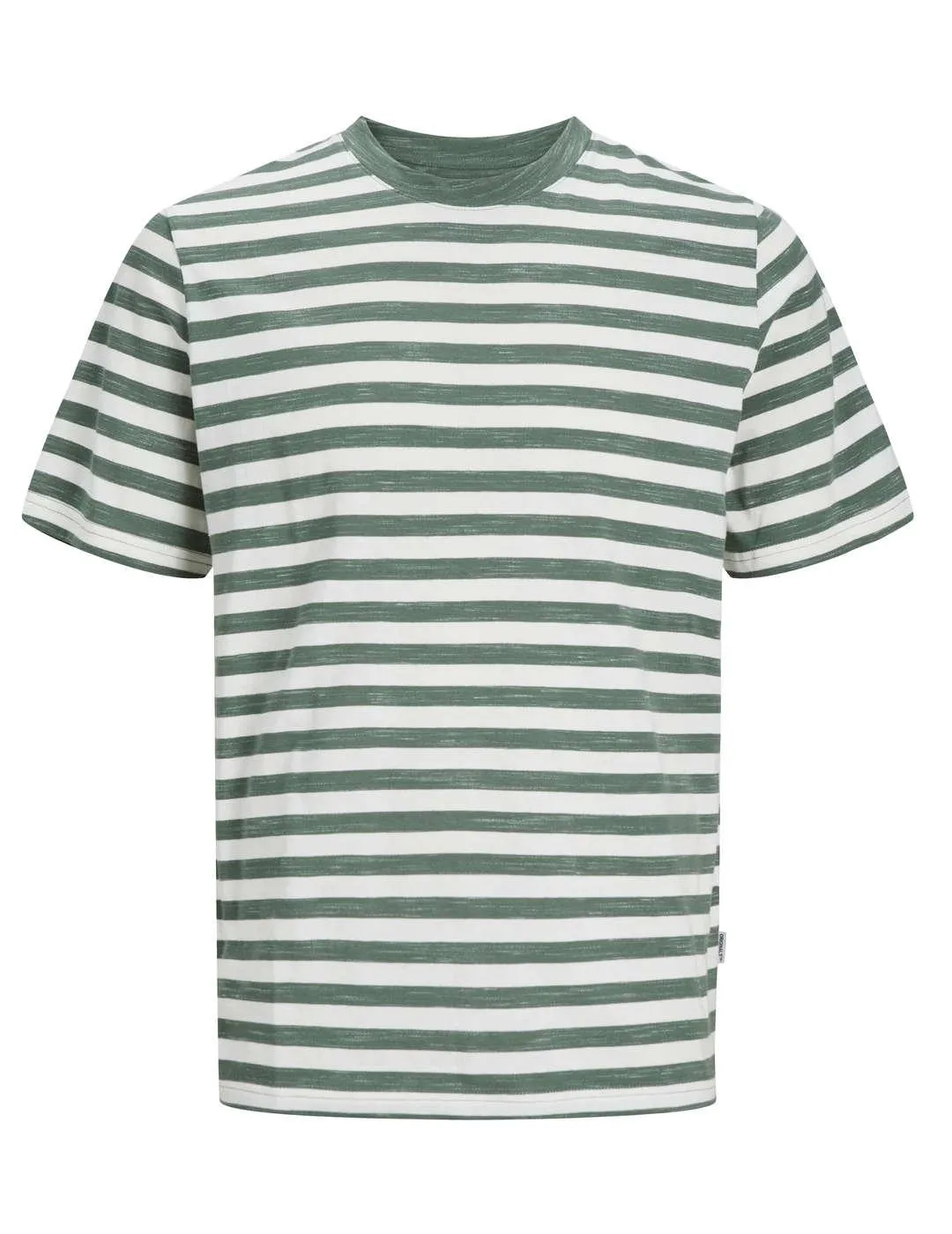 Camiseta Jack&Jones Tampa rayas verde manga corta de hombre