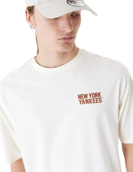 camiseta new era neyyan MLB wordmark oversized de hombre.