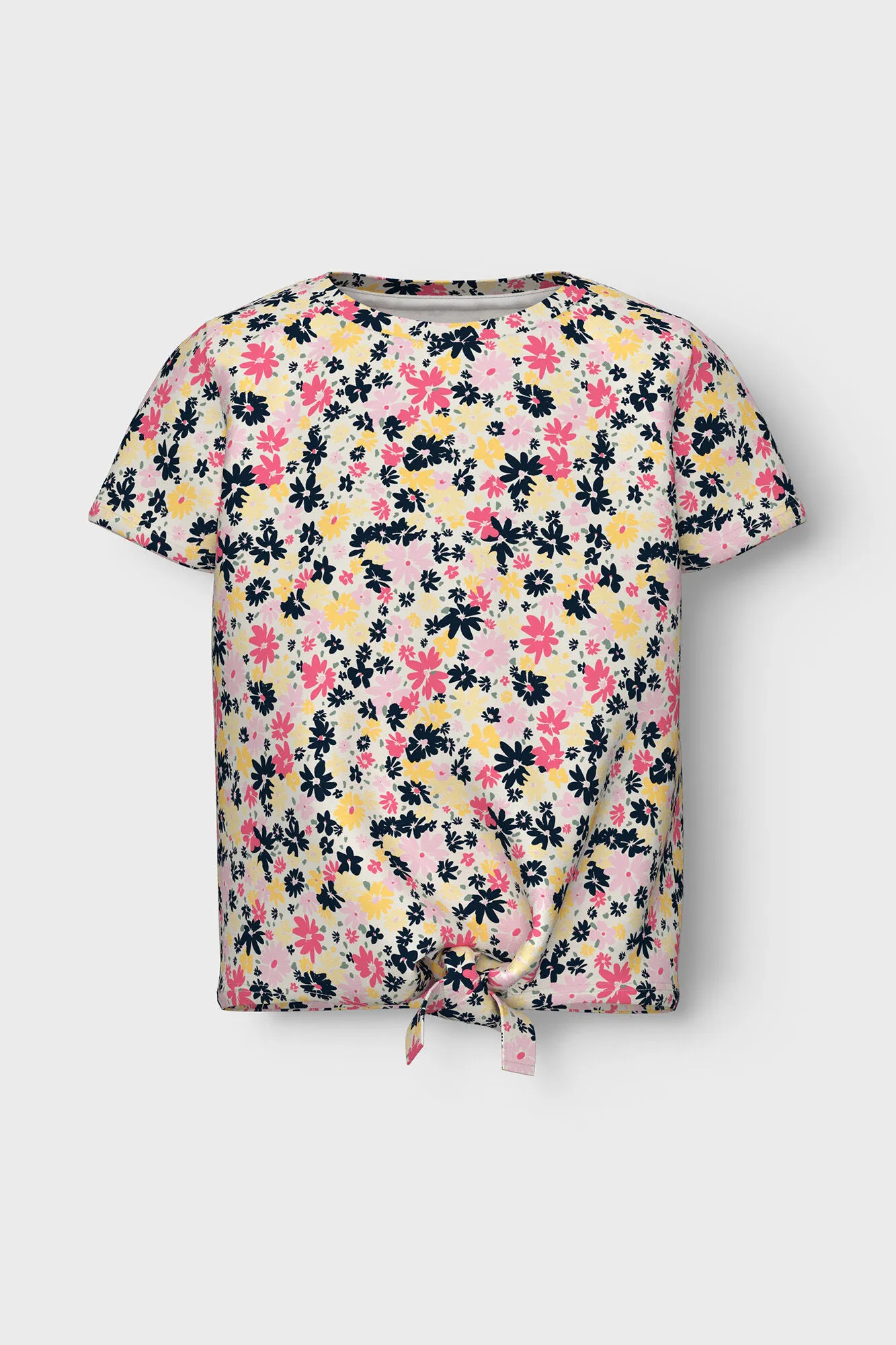 Camiseta niña estampada flores