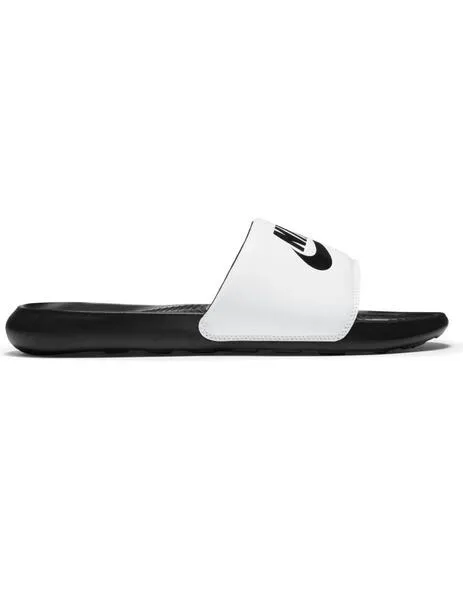 chanclas nike victori one blanco negro de hombre.