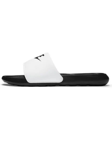 chanclas nike victori one blanco negro de hombre.