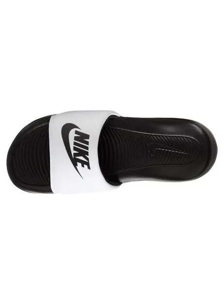 chanclas nike victori one blanco negro de hombre.