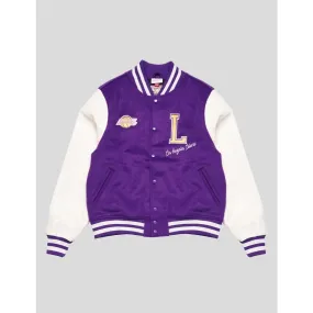 CHAQUETA  NBA VARSITY JACKET - LA LAKERS  PURPLE