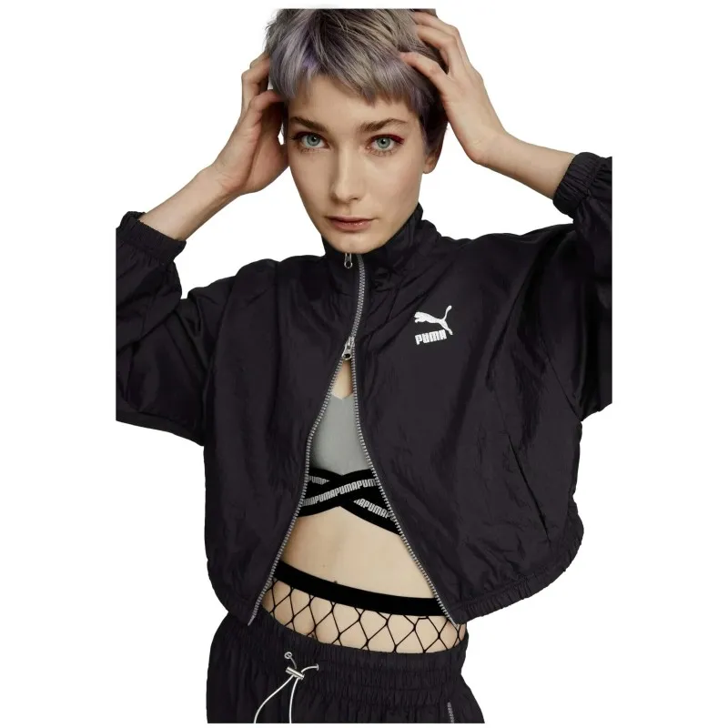 Chaqueta Puma Sq Woven Cropped Track Jacket