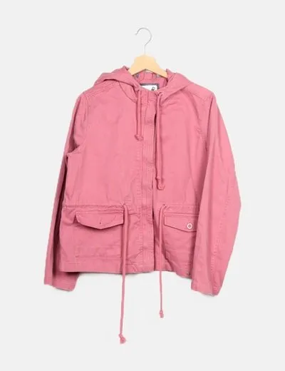 Green Coast Parka rosa básica