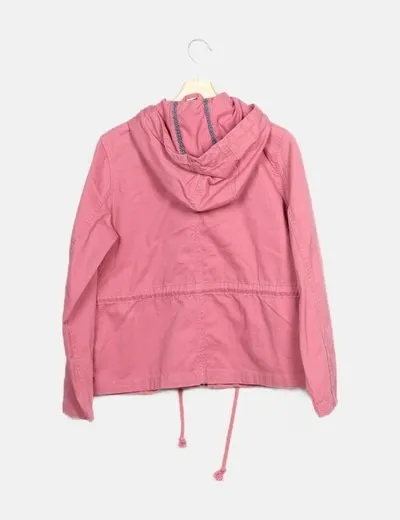 Green Coast Parka rosa básica