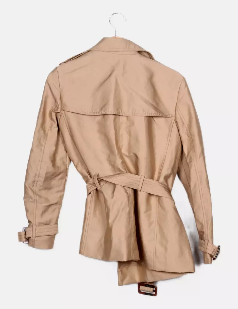 H&M Gabardina beige básica