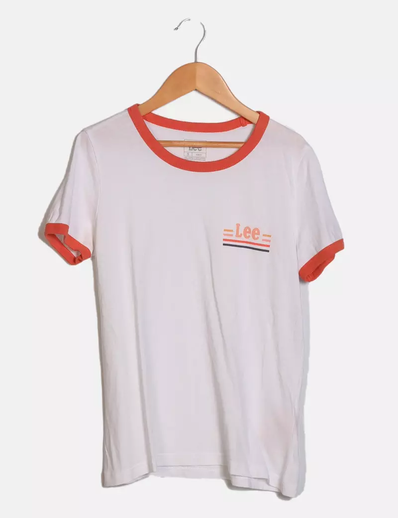 Levi's Camiseta blanca estampada