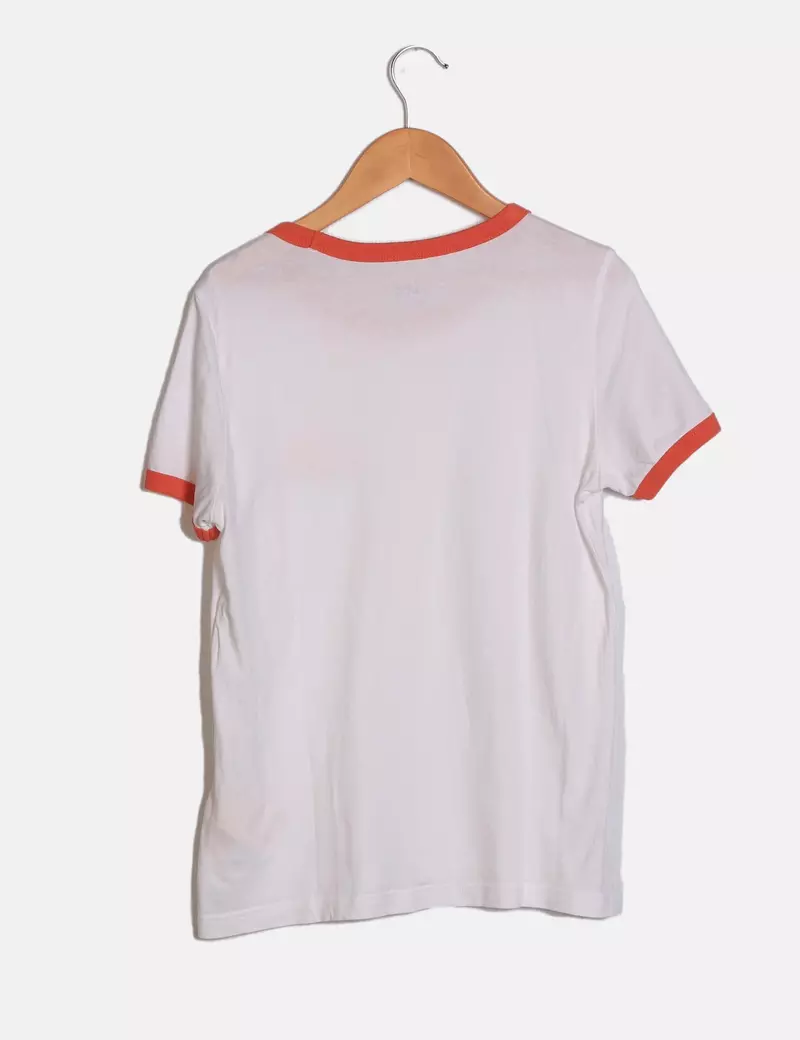 Levi's Camiseta blanca estampada