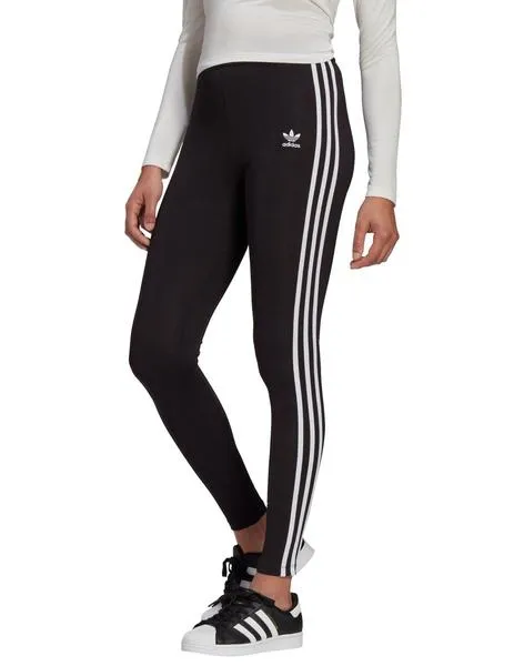 mallas adidas 3-str tight negro de mujer.