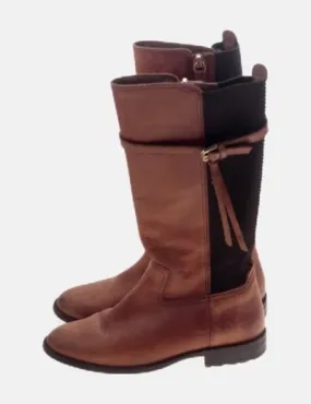 Massimo Dutti Bota marrón básica