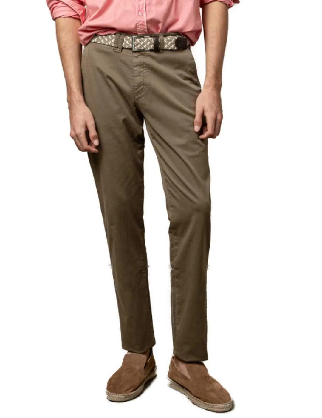 Pantalón Scotta Steve chino Regular verde khaki de hombre