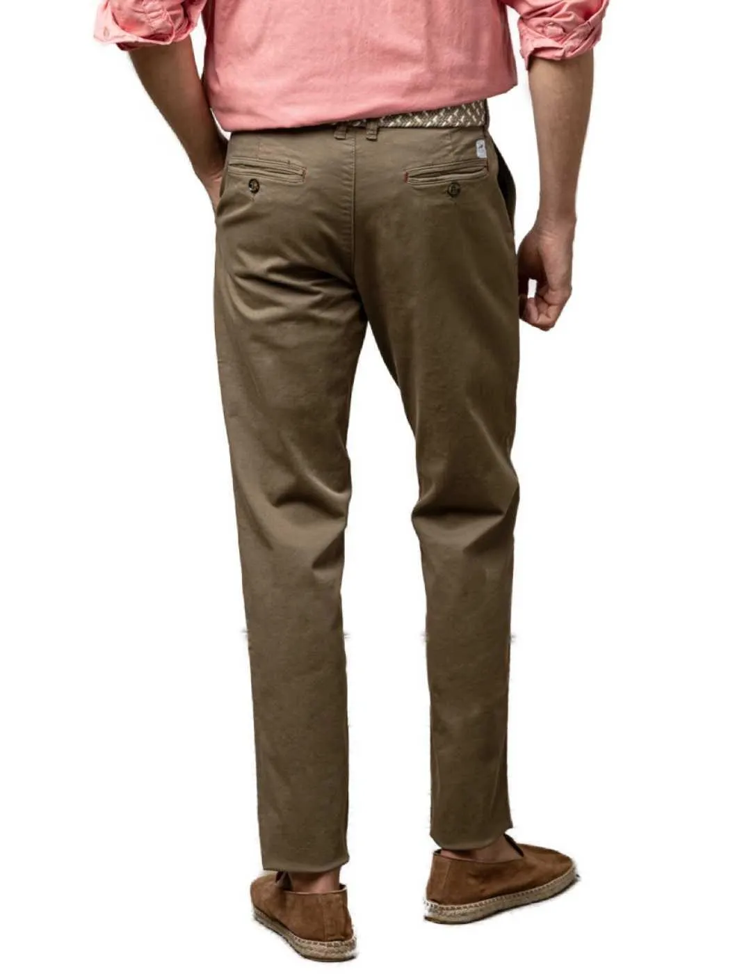 Pantalón Scotta Steve chino Regular verde khaki de hombre