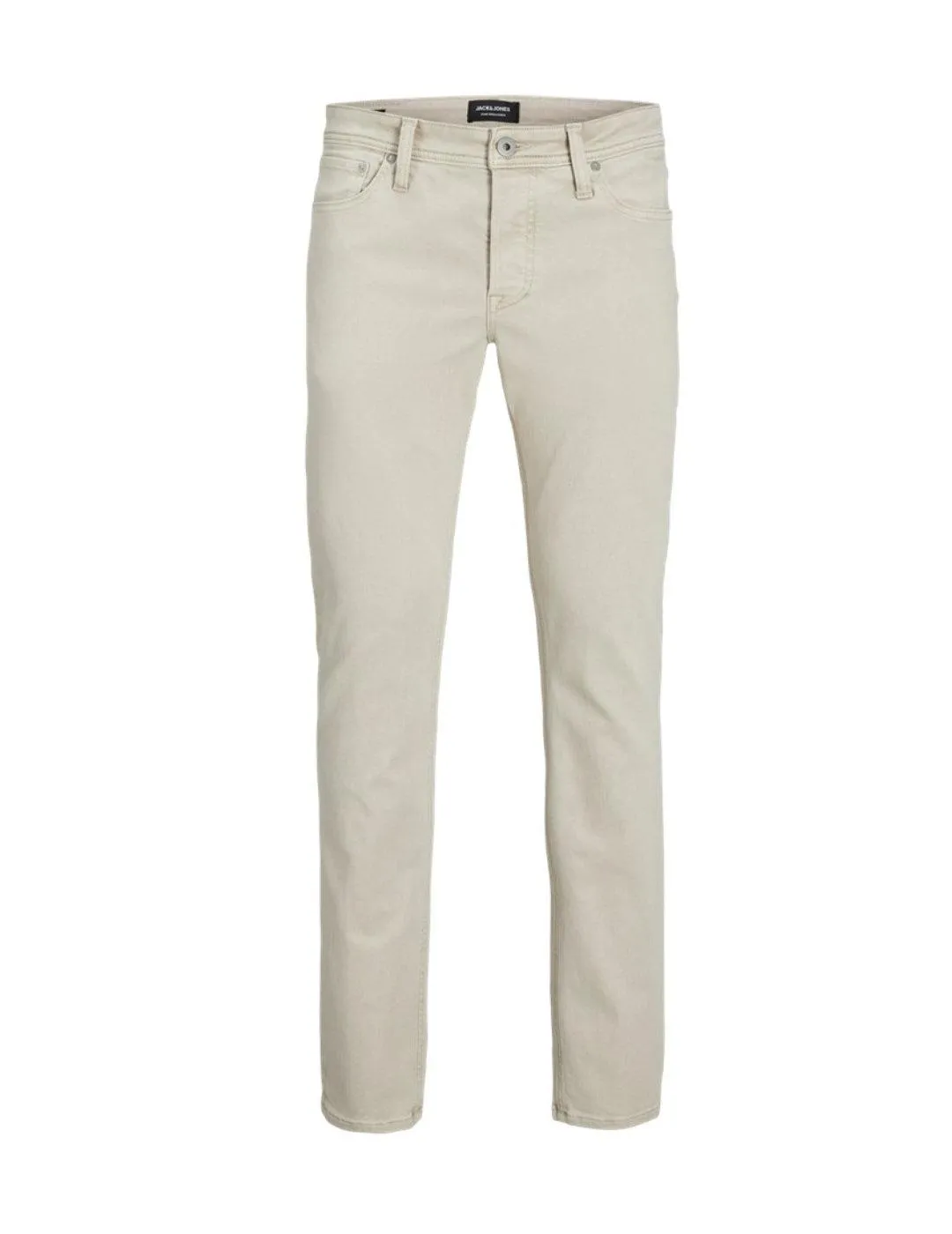 Pantalón vaquero Jack&Jones Tim beige slim straigh de hombre