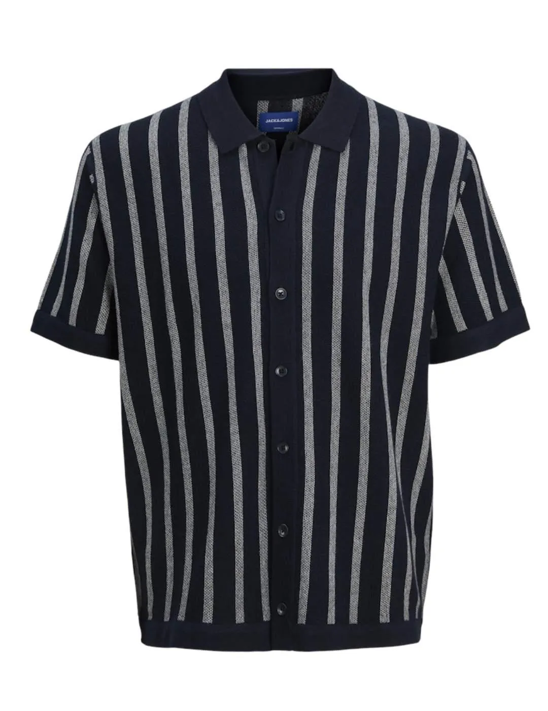 Polo Jack&Jones Faro raya marino de punto para hombre