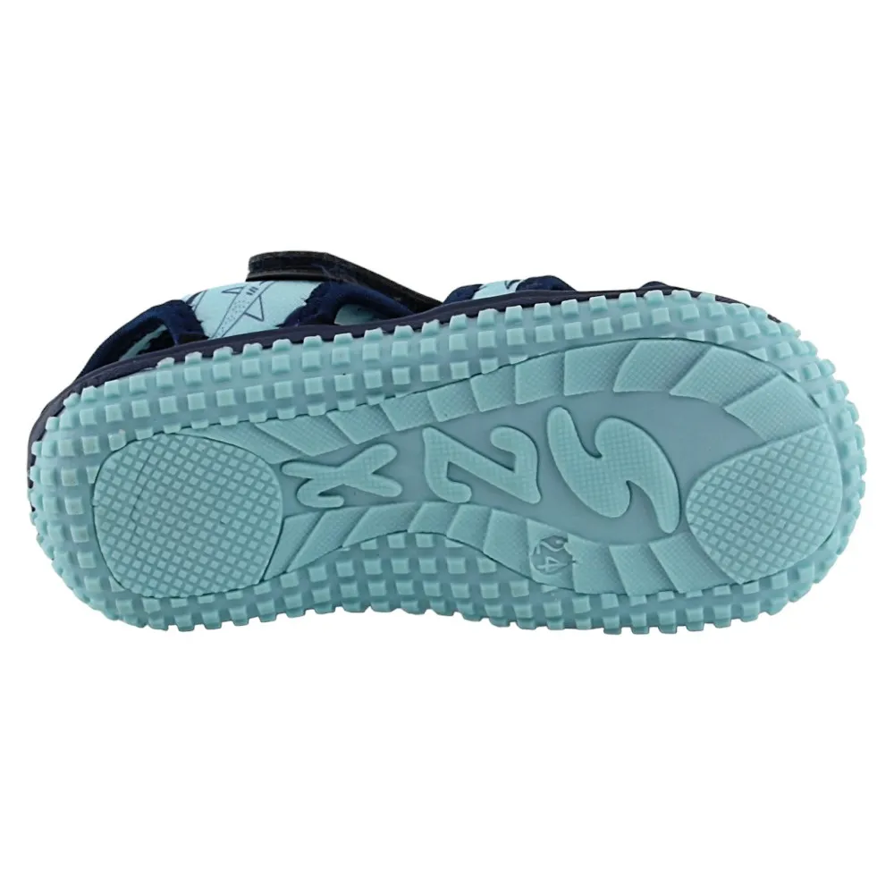 Sandalias de agua Bubble Kids Tiburones Celeste