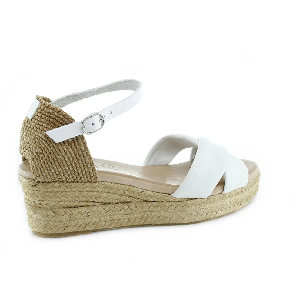 Sandalias de mujer Cokketta 391-D Blanco.