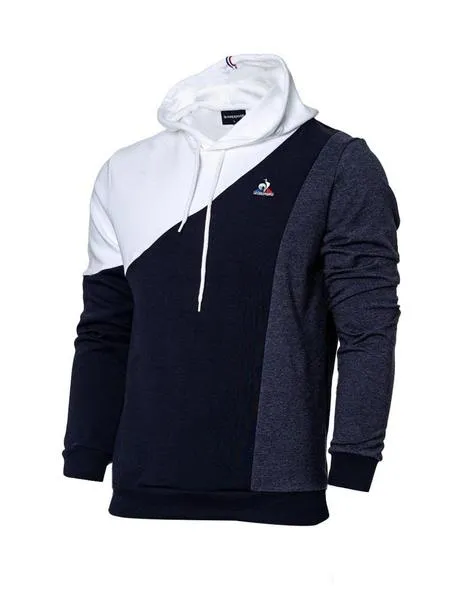 sudadera le coq sportif saison 1 nº1 marino blanco de hombre