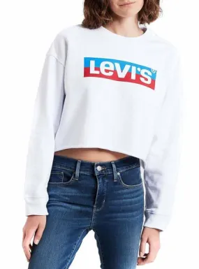 sudadera levis graphic raw blanco