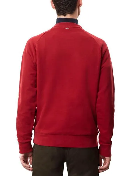 sudadera napapijri boves rojo para hombre