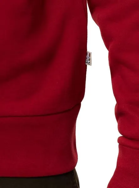 sudadera napapijri boves rojo para hombre