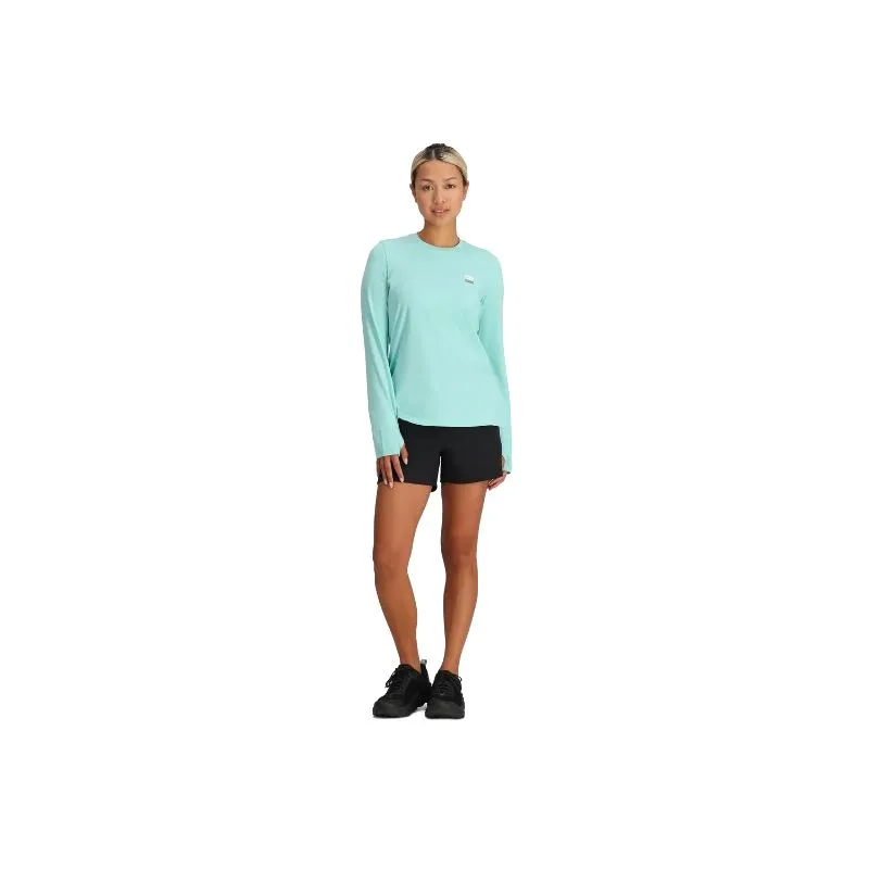 Sudadera Outdoor Research ACTIVE SPECTRUM SUN L/S TEE para mujer (Calcita)