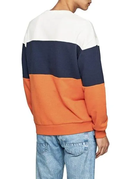 sudadera pepe jeans glenn naranja para hombre