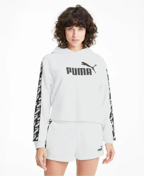 sudadera puma amplified blanco mujer