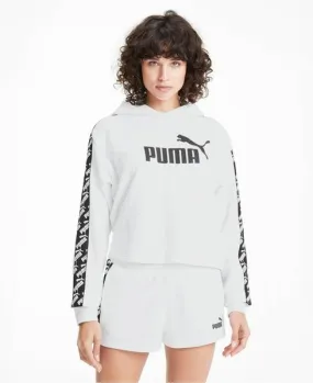 sudadera puma amplified blanco mujer