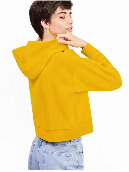 sudadera puma nu-tility amarillo mujer