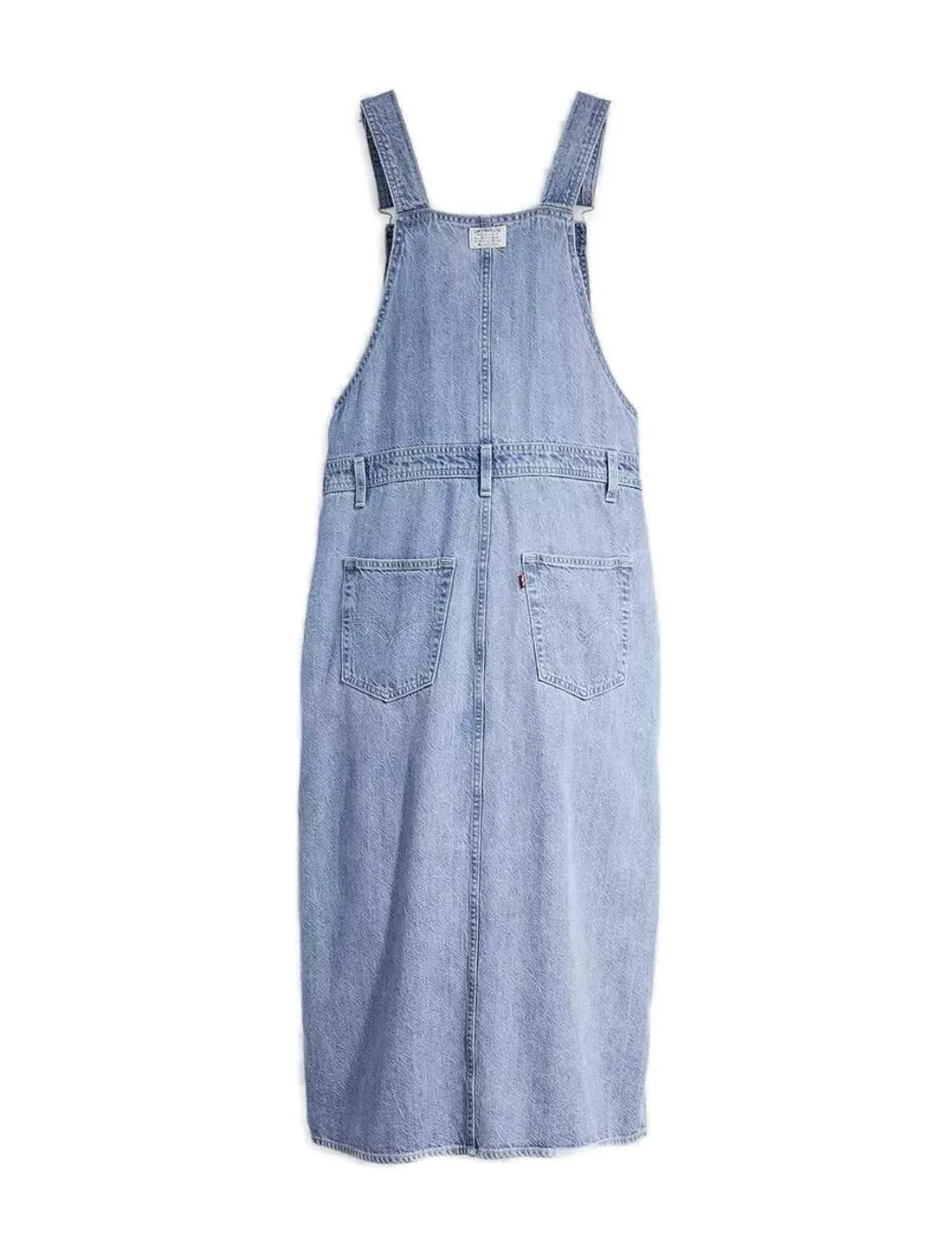 Vestido pichi Levi´s Tico denim azul de tirantes de mujer