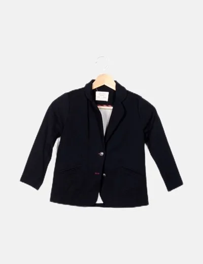 Zara Blazer azul marino básica