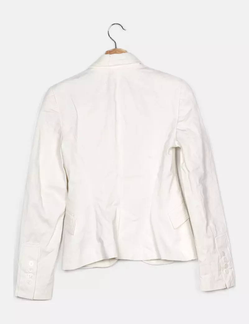 Zara Blazer blanca básica